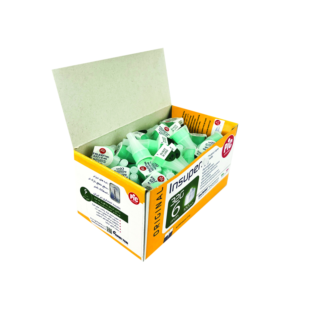 سوزن قلم انسولین پیک سلوشن 6میلی متر