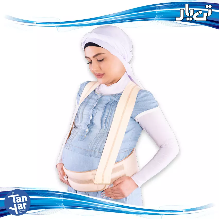 شکم بند دوران بارداری با بند شانه‌ای